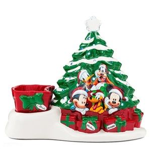 Scentsy Disney Mickey & Friends Christmas Tree Holiday Element LED Glow Warmer